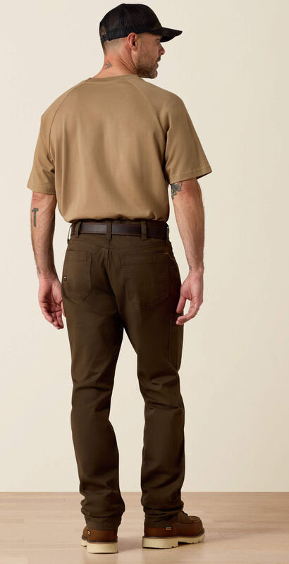 Rebar M4 Low Rise DuraStretch Made Tough Stackable Straight Leg Pant Back